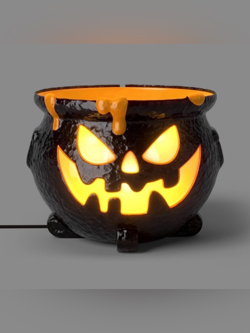 Hyde & EEK! Halloween Jack Cauldron Mister 10.7” Decorative Prop NIB